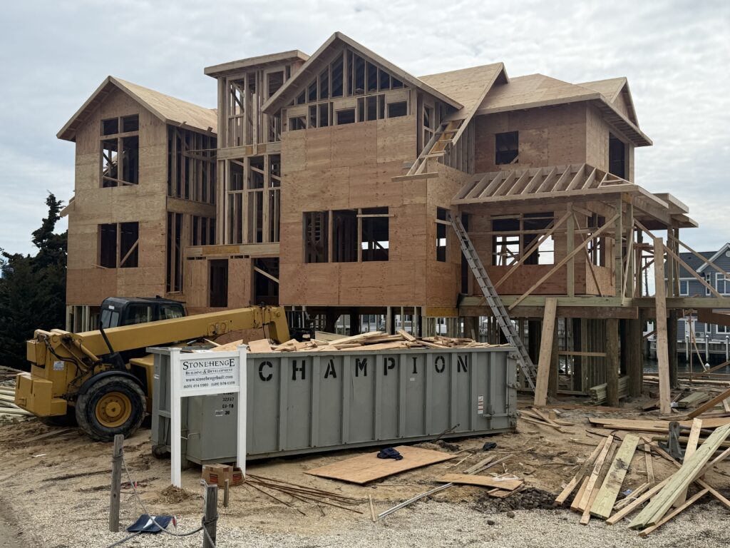 Over 3,000 sf On the Bay Will have a beautiful new dock Pool, Outdoor Kitchen Cabana, Outdoor Shower Elevator Five Bedrooms Four Bathrooms; Powder Room Open Roof Deck